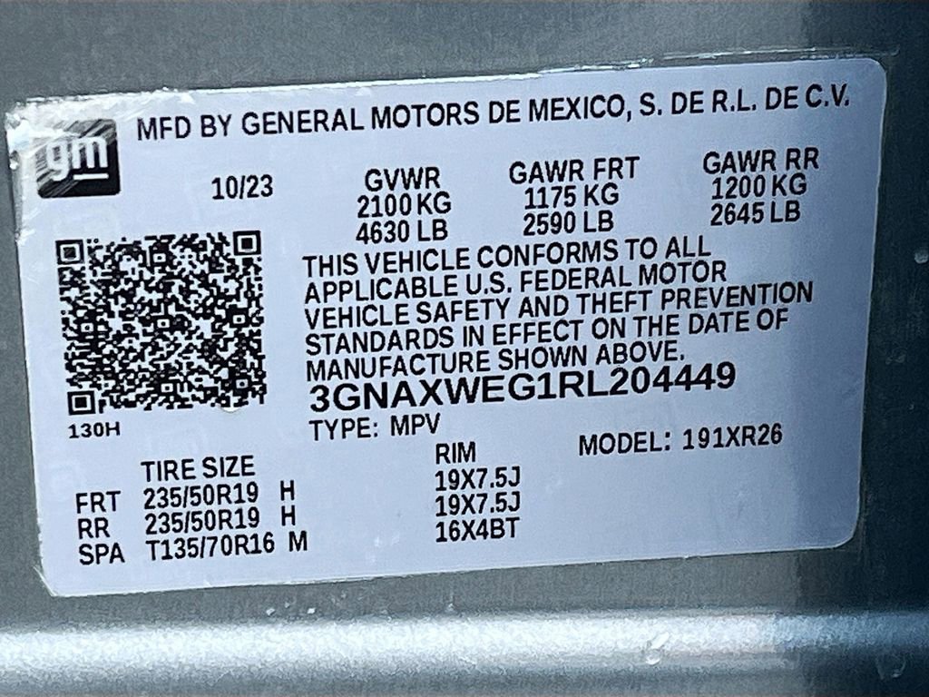 Used 2024 Chevrolet Equinox RS w/ LPO, Floor Liner Package image 24