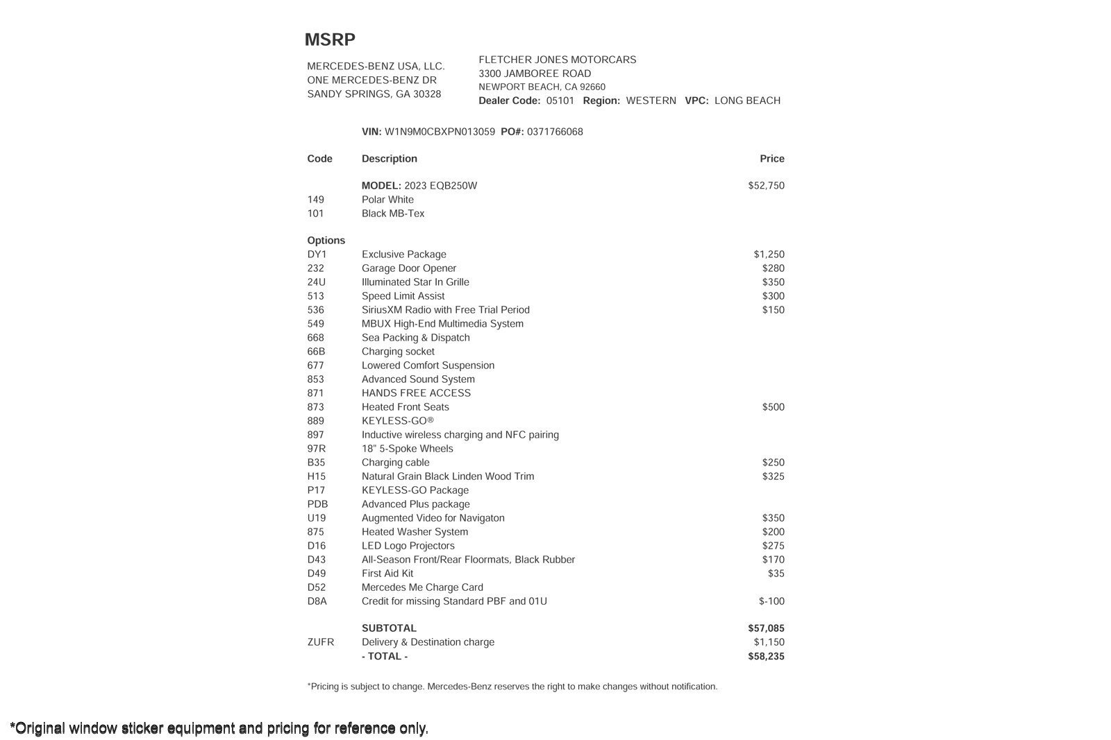 Used 2023 Mercedes-Benz EQB 250+ image 3