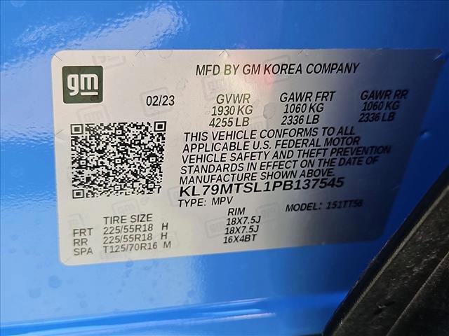 Certified 2023 Chevrolet TrailBlazer RS w/ Sun and Liftgate Package FWD image 29