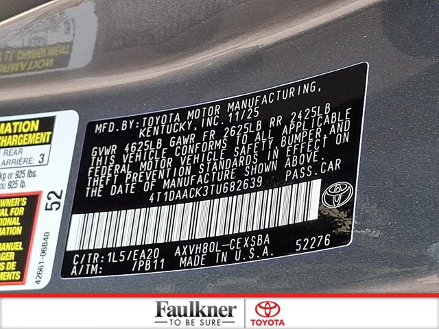 Certified 2026 Toyota Camry SE w/ Convenience Package FWD image 26