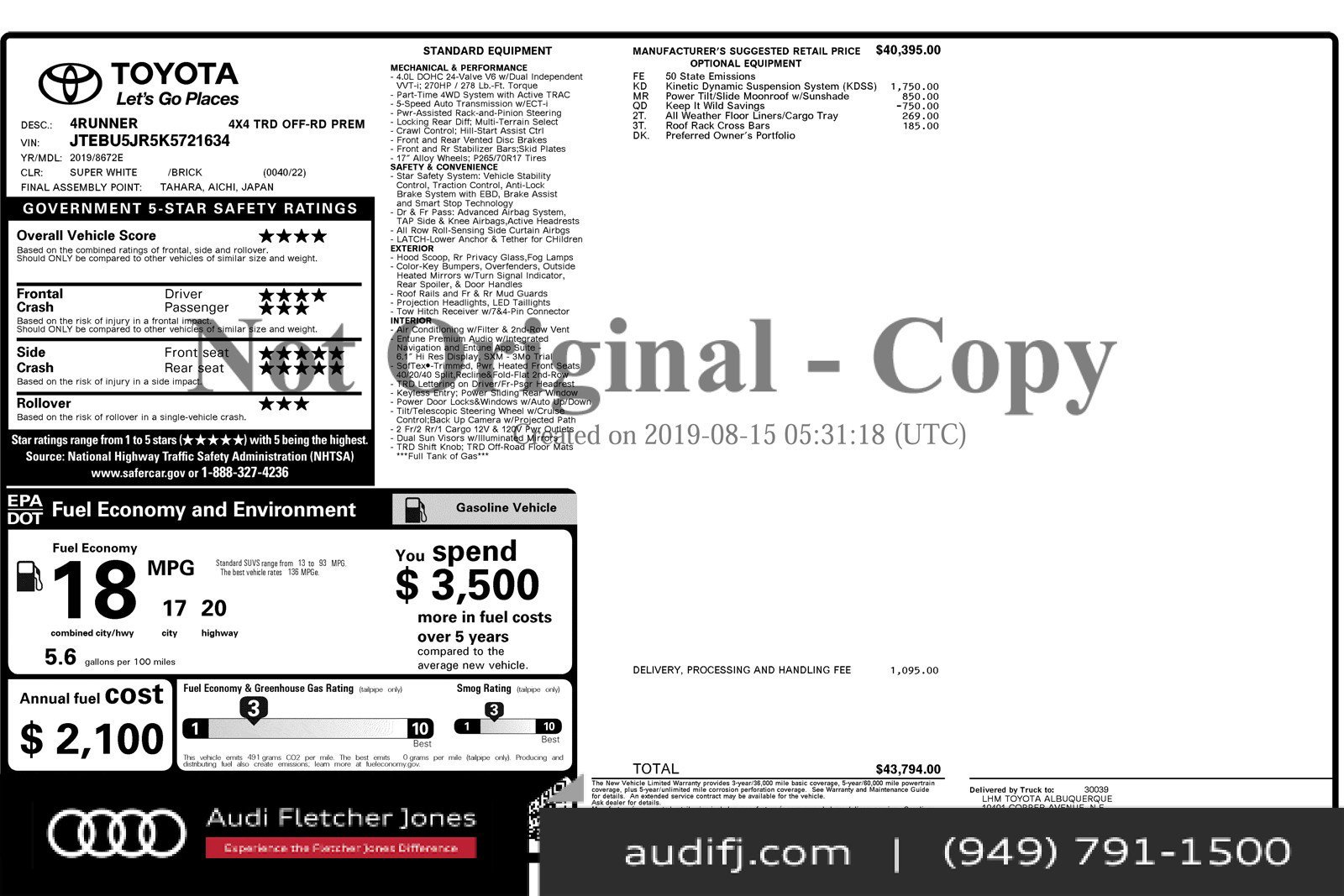 Used 2019 Toyota 4Runner TRD Off-Road Premium image 26