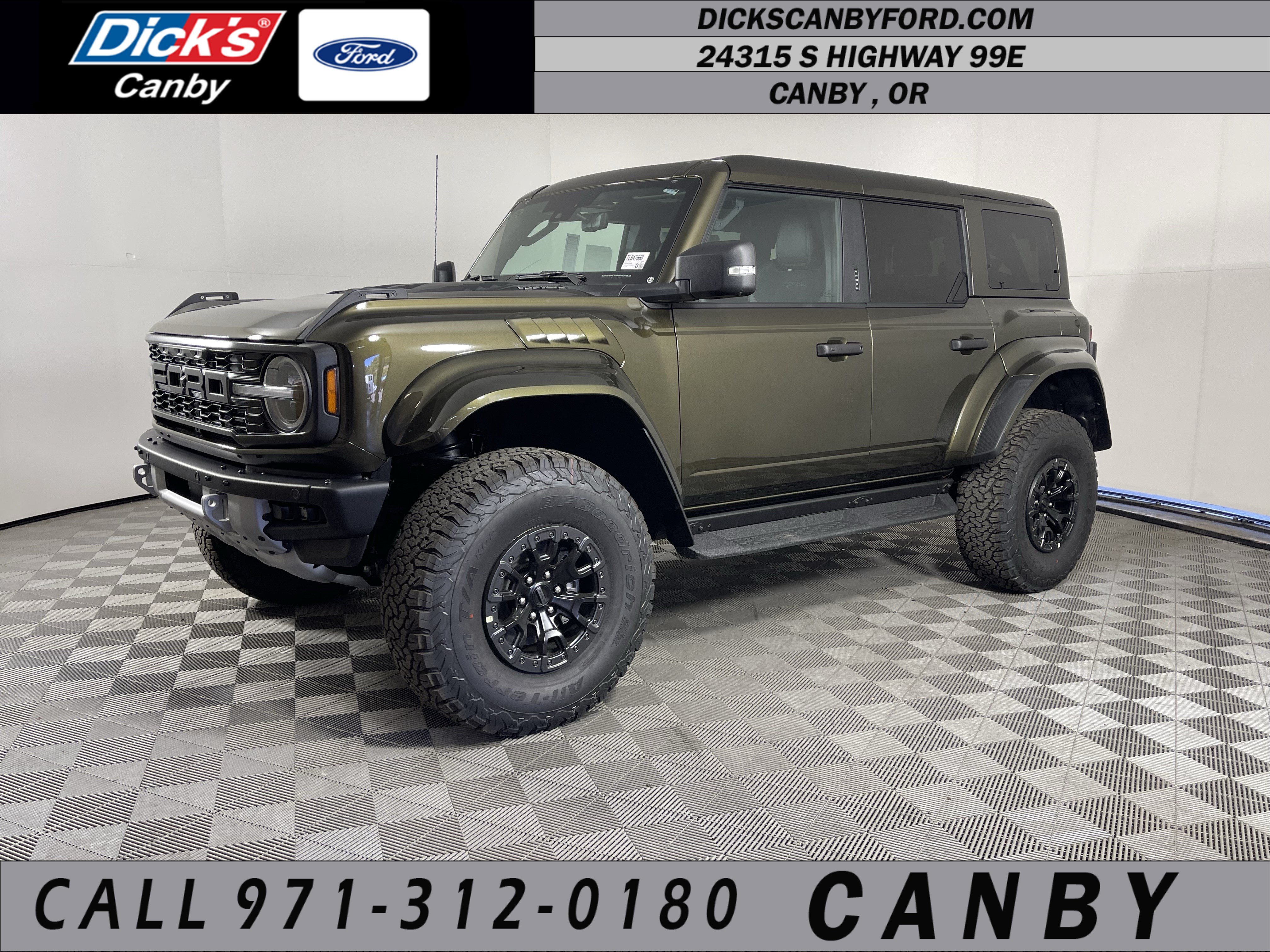 New 2026 Ford Bronco Raptor w/ Interior Carbon Fiber Pack