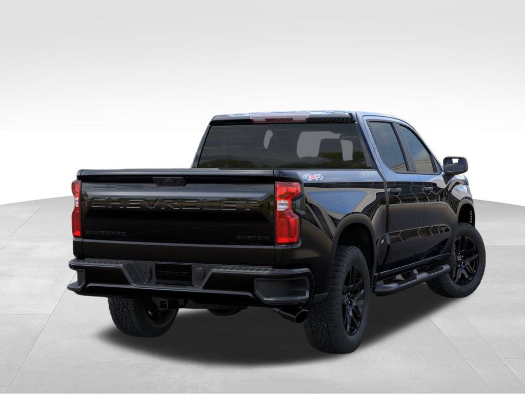 New 2026 Chevrolet Silverado 1500 Custom w/ Turbomax Blackout Package AWD/4WD image 4
