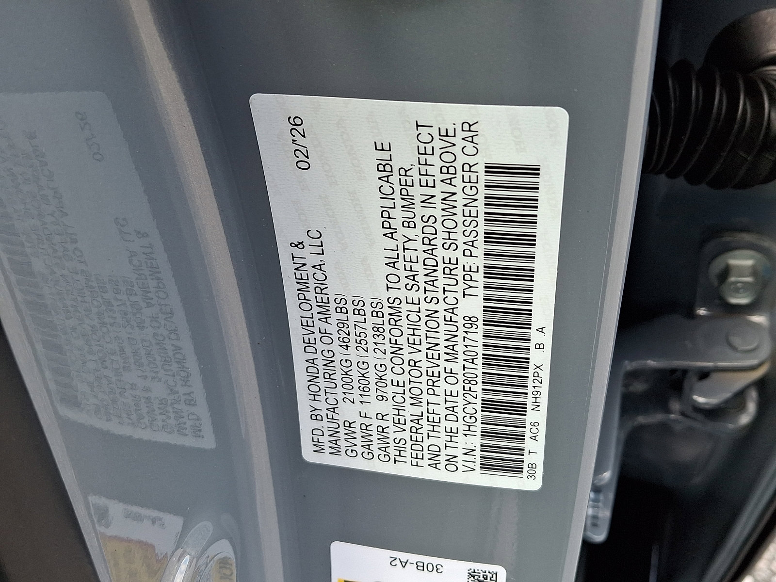 New 2026 Honda Accord Touring image 19