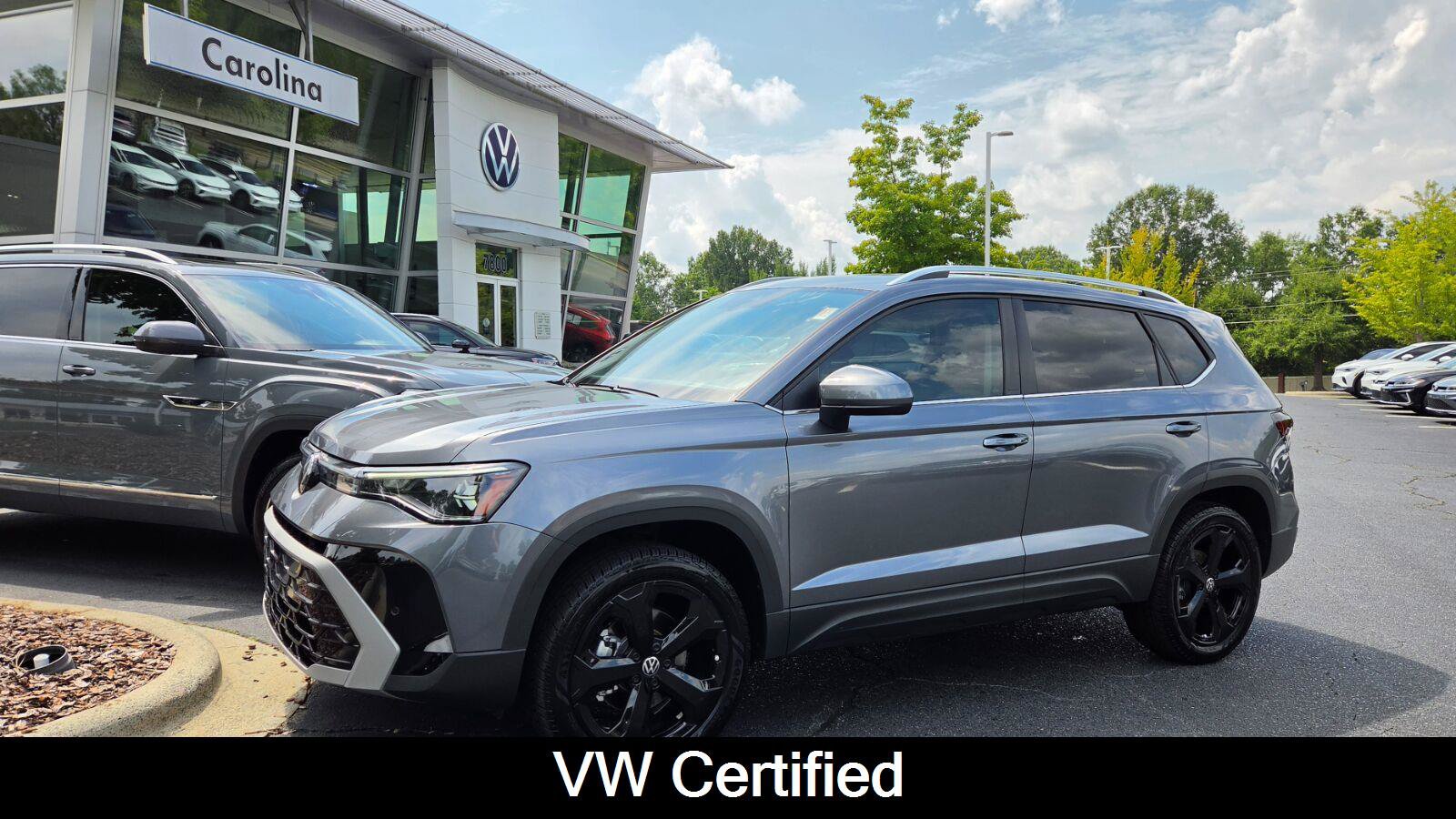 Certified 2025 Volkswagen Taos SEL w/ Black Wheel Plus Package AWD/4WD video 1