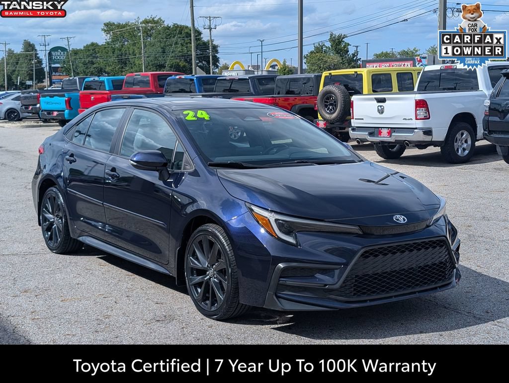 Certified 2024 Toyota Corolla SE w/ SE Premium Package
