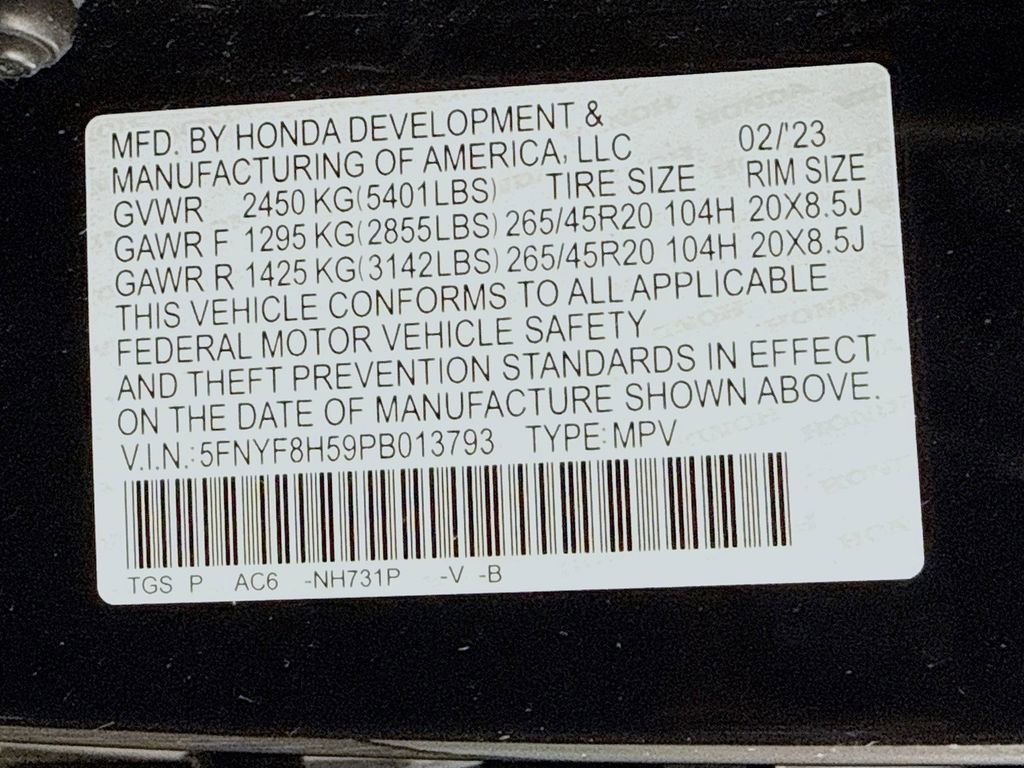 Certified 2023 Honda Passport EX-L image 42