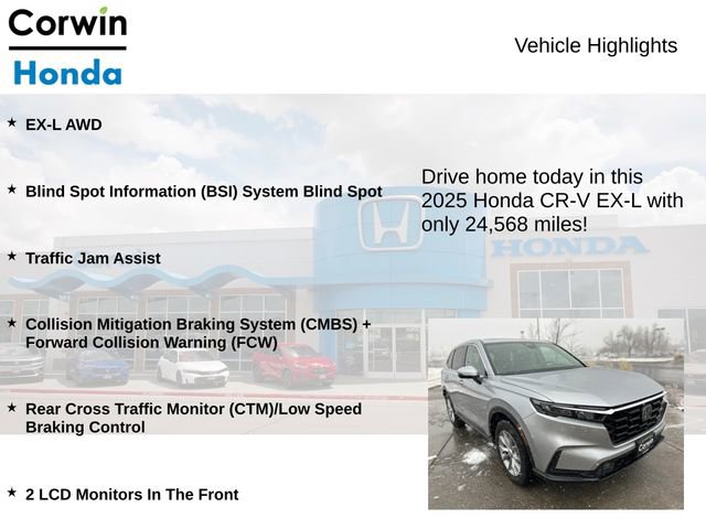Used 2025 Honda CR-V EX-L image 6