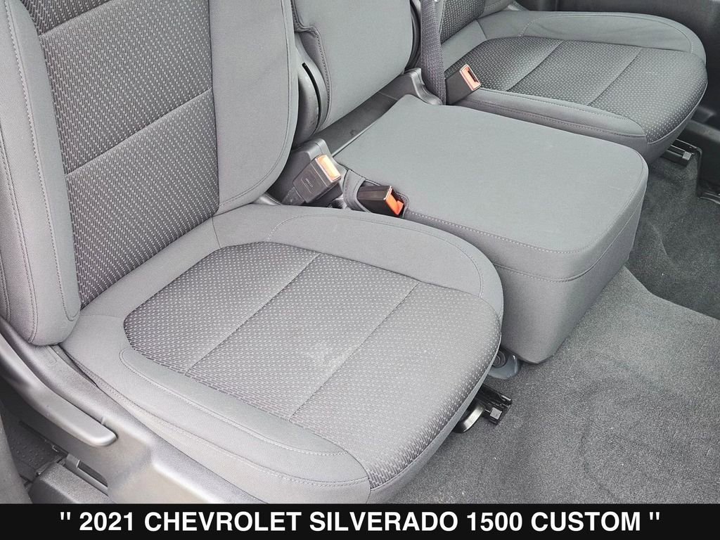 Used 2021 Chevrolet Silverado 1500 Custom w/ LPO, Dark Essentials Package RWD image 30