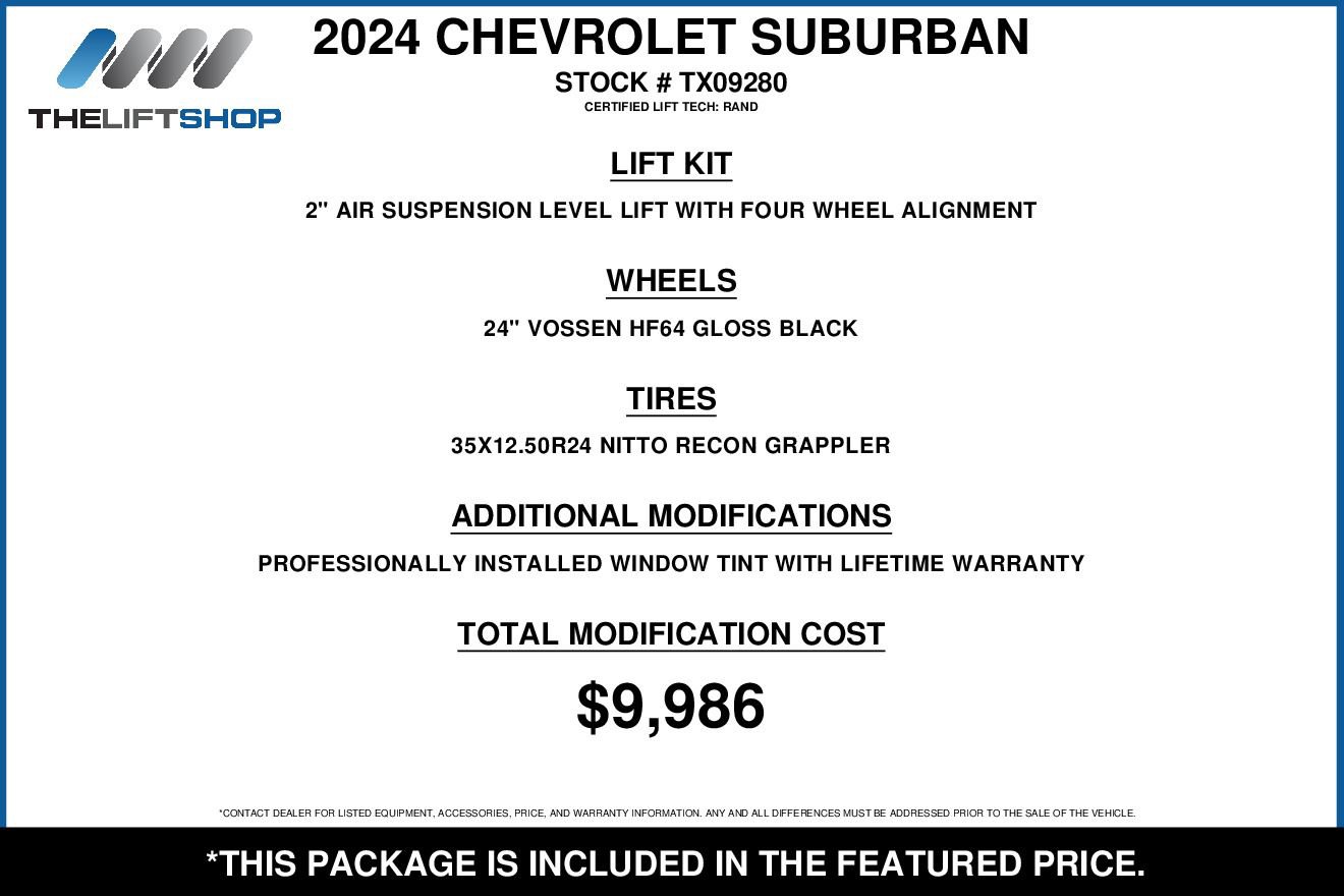 Used 2024 Chevrolet Suburban High Country w/ Advanced Technology Package AWD/4WD image 2