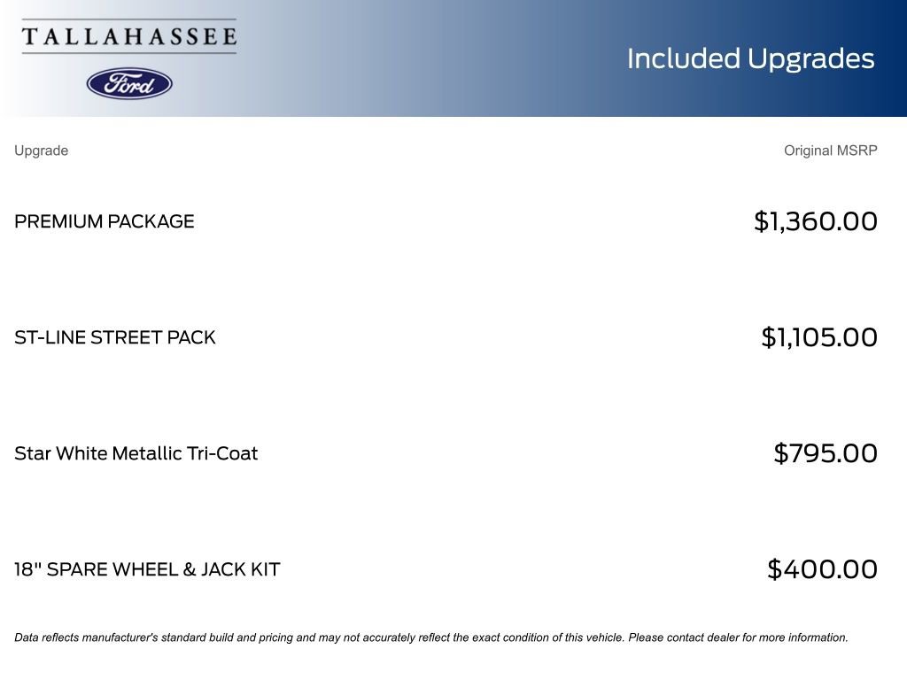 Used 2025 Ford Explorer ST-Line w/ Premium Package RWD image 8