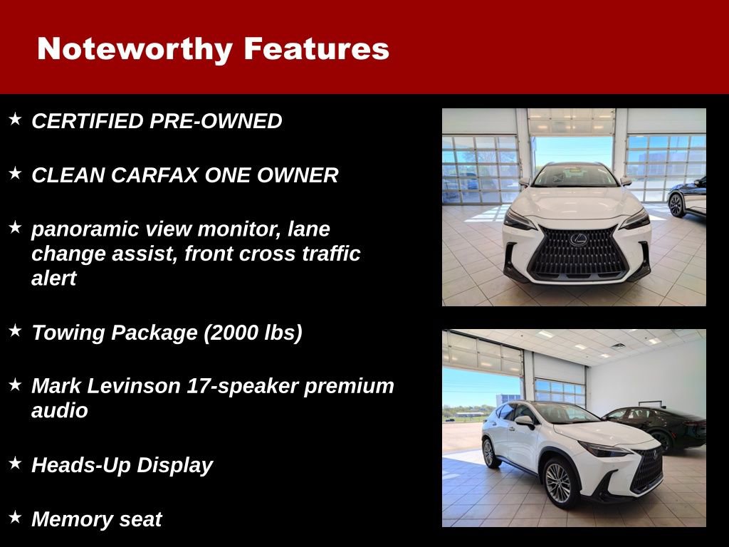 Used 2022 Lexus NX 350h AWD w/ Vision Package image 7