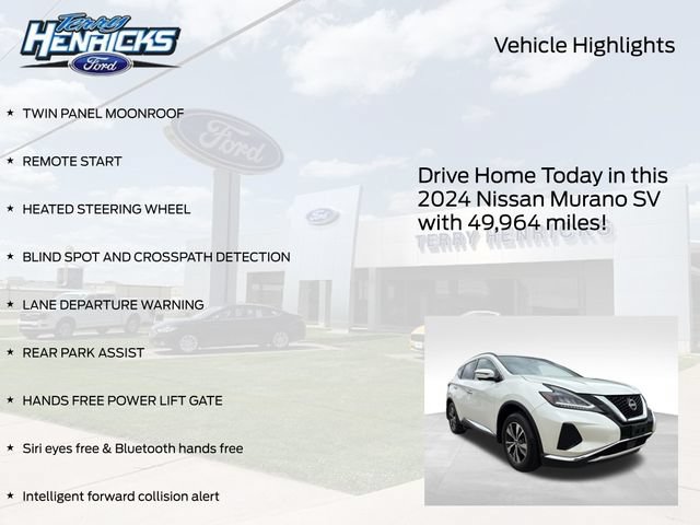 Used 2024 Nissan Murano SV AWD/4WD image 4