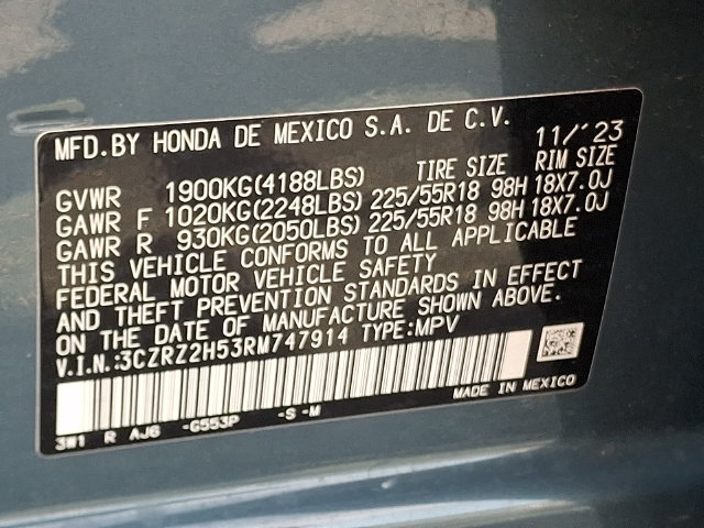 Used 2024 Honda HR-V Sport image 26