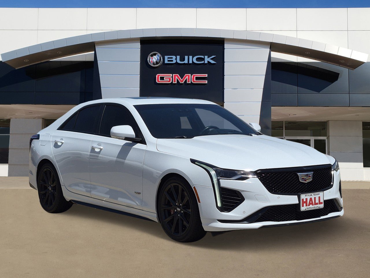 Certified 2023 Cadillac CT4 V w/ Navigation Package RWD image 1