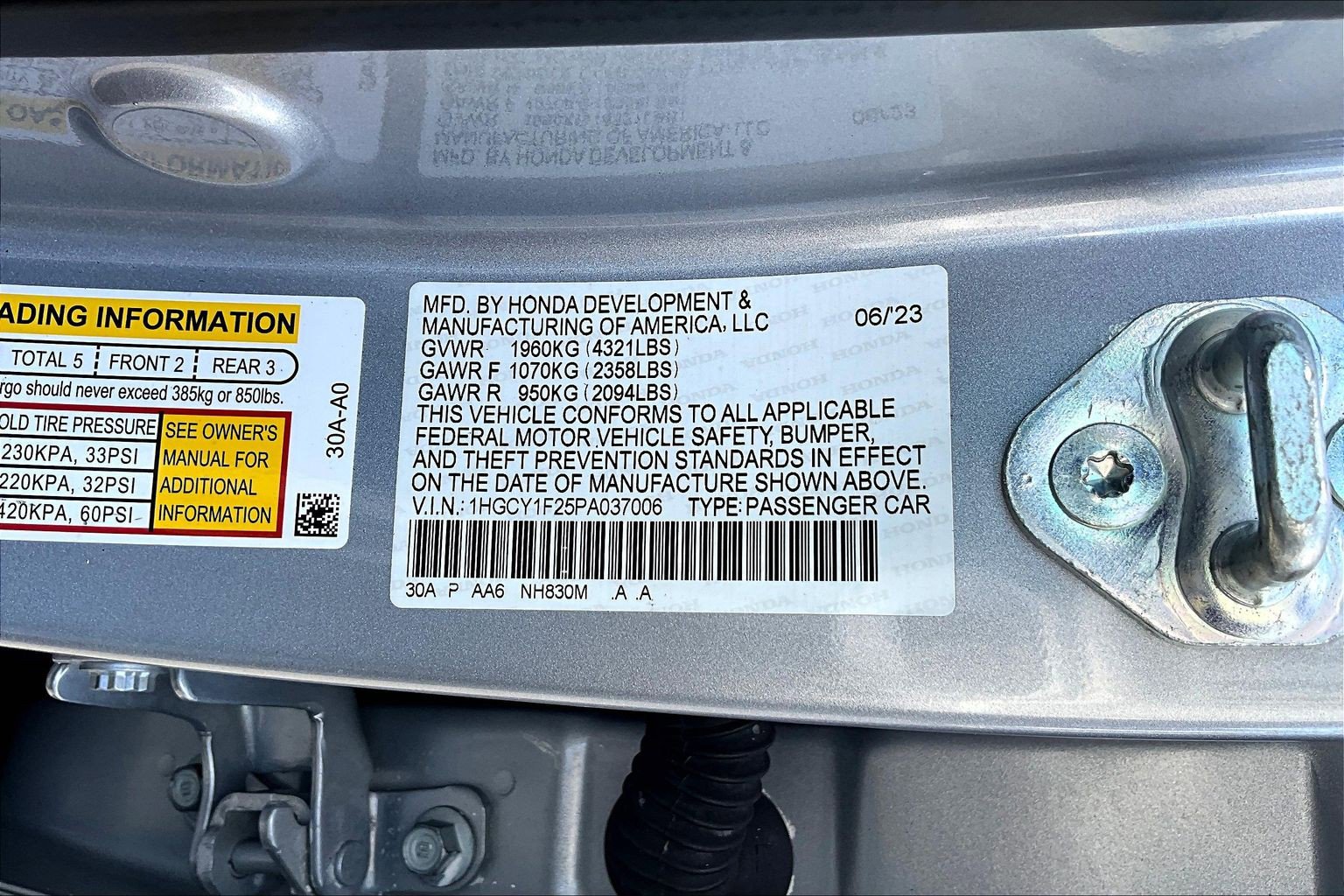 Used 2023 Honda Accord LX image 33