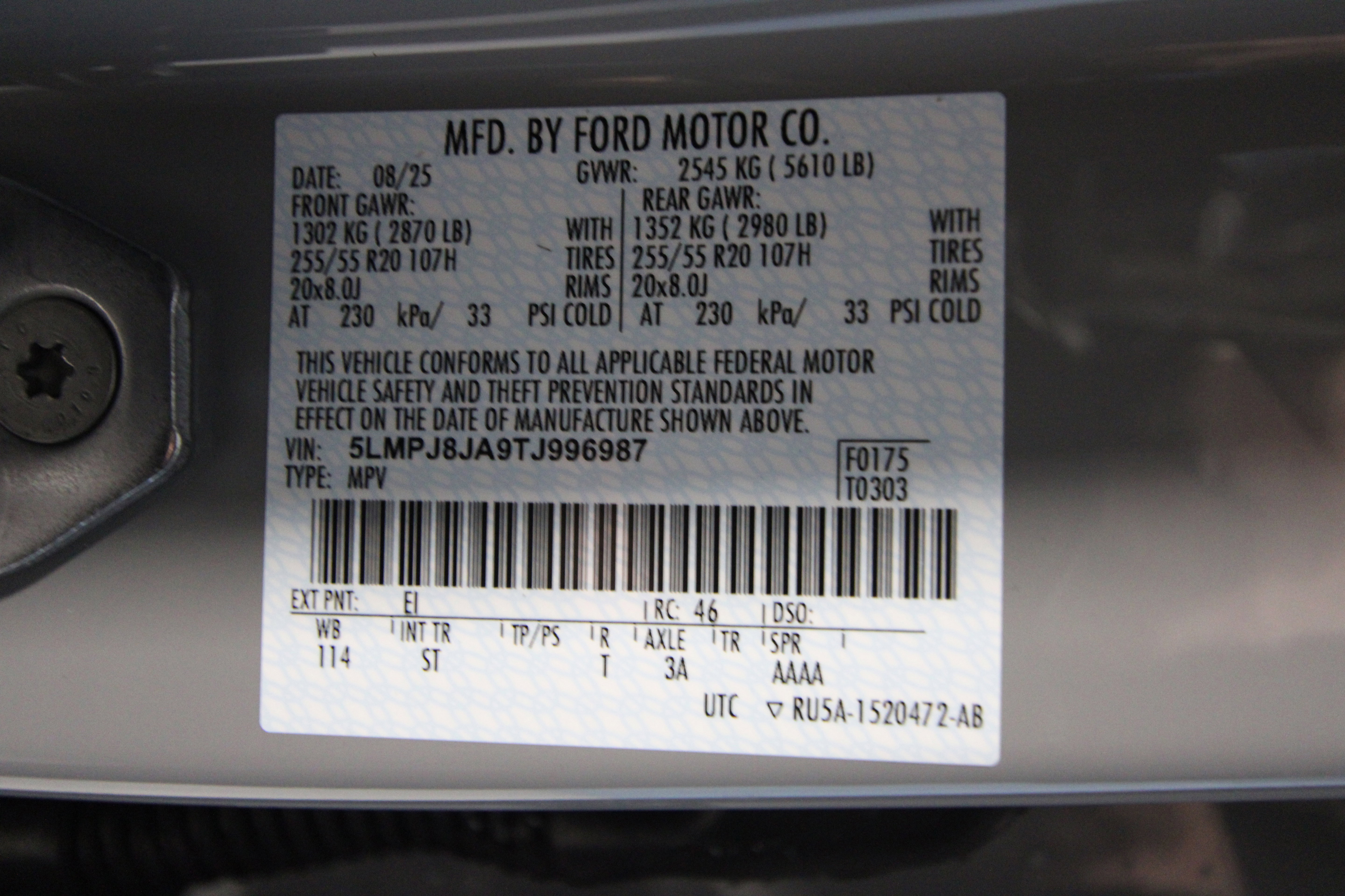 New 2026 Lincoln Nautilus Premier w/ Jet Appearance Package image 46