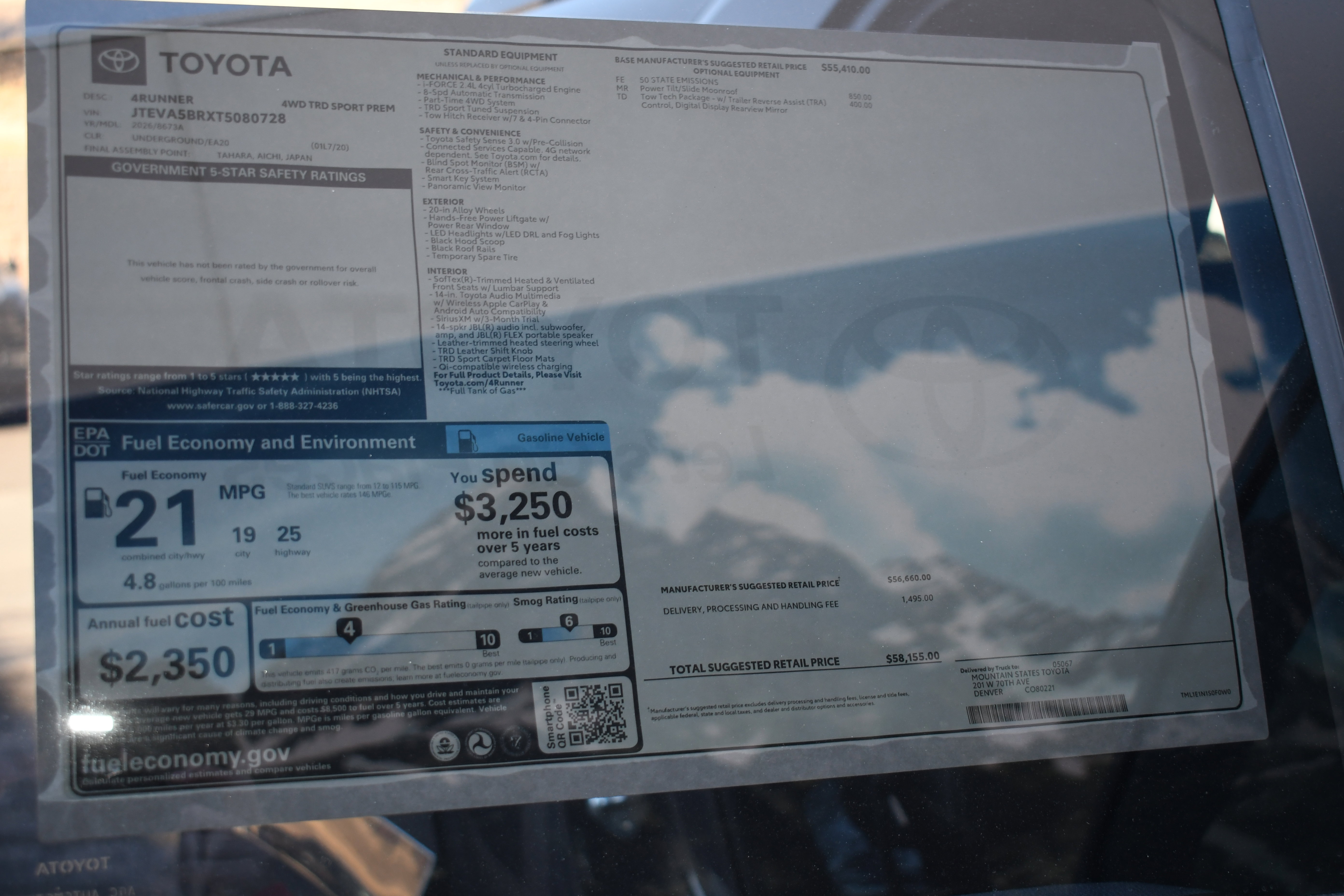 New 2026 Toyota 4Runner TRD Sport Premium image 15