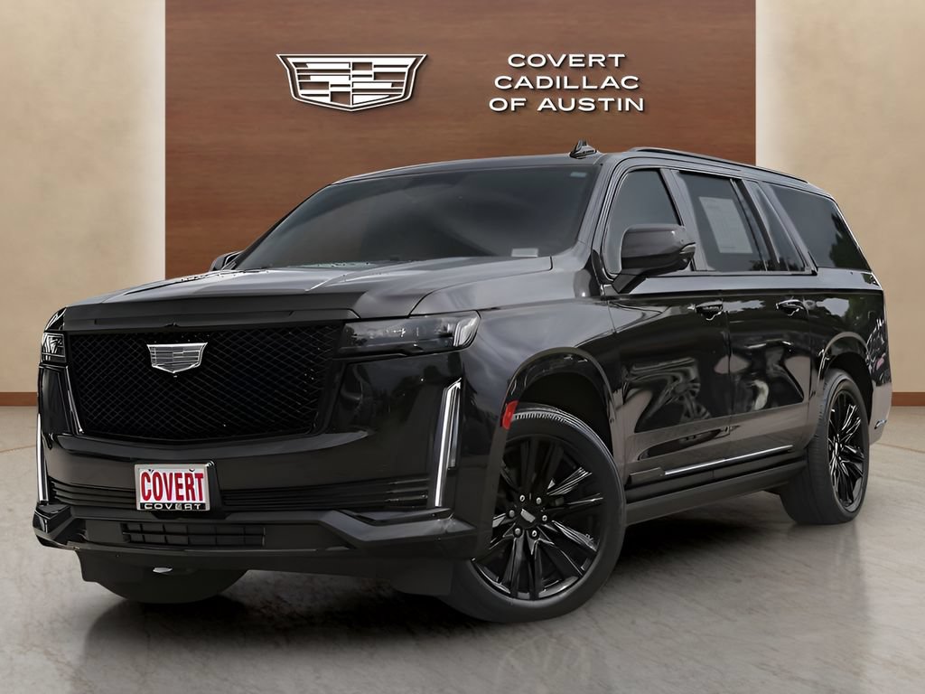 Used 2021 Cadillac Escalade ESV Sport w/ Driver Assist Tech Package AWD/4WD video 1