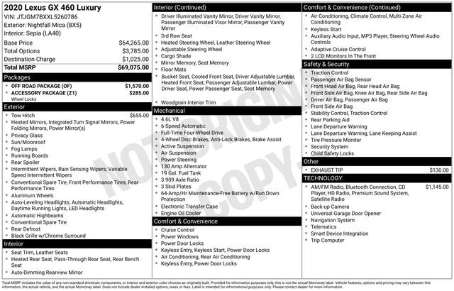 Used 2020 Lexus GX 460 Luxury w/ Off Road Package image 38