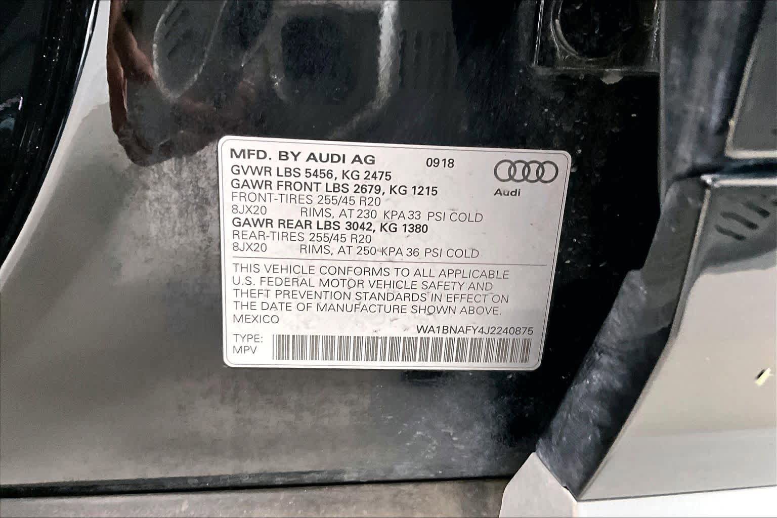 Used 2018 Audi Q5 2.0T Premium Plus w/ Premium Plus Package AWD/4WD image 18