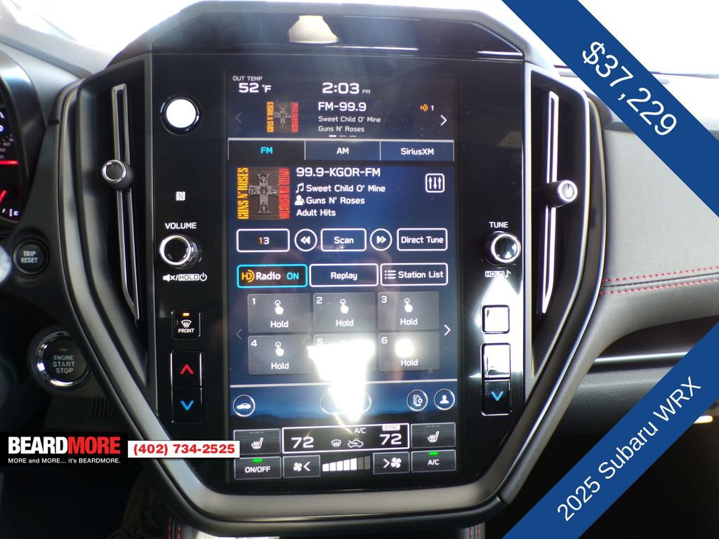 New 2025 Subaru WRX Premium image 28