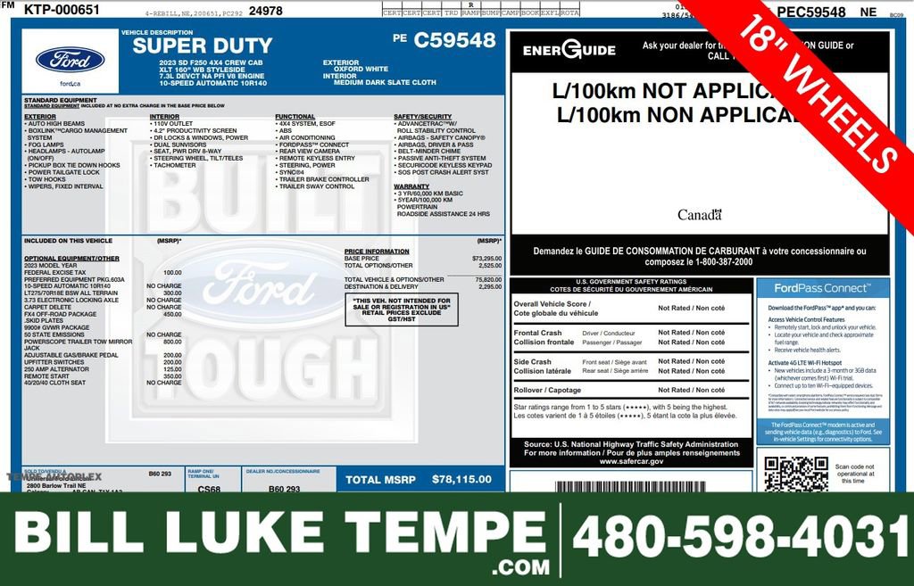 Used 2023 Ford F250 XLT w/ FX4 Off-Road Package