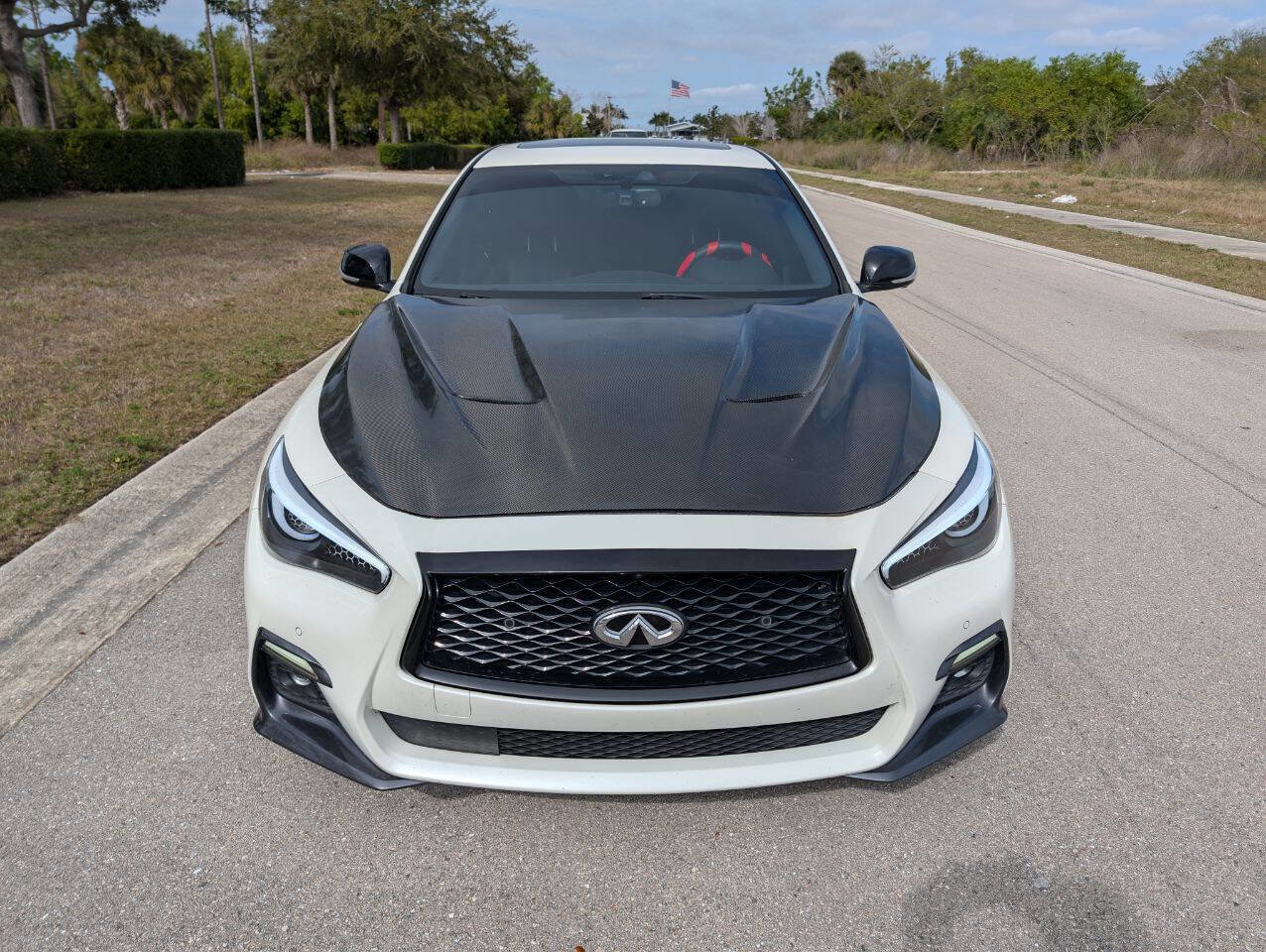 Used 2019 INFINITI Q50 Red Sport 400 w/ Proactive Package image 3