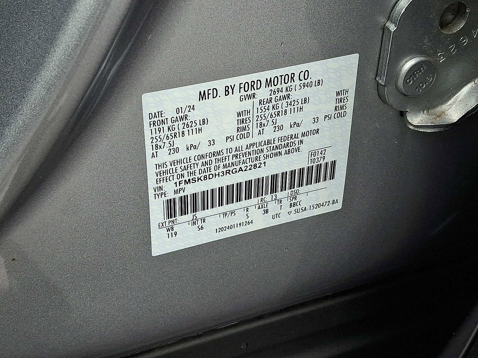 Certified 2024 Ford Explorer XLT w/ Equipment Group 202A AWD/4WD image 28
