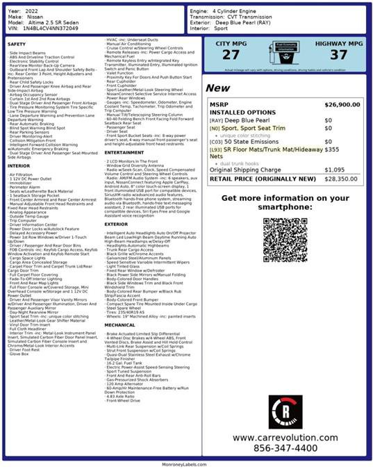 Used 2022 Nissan Altima 2.5 SR image 9