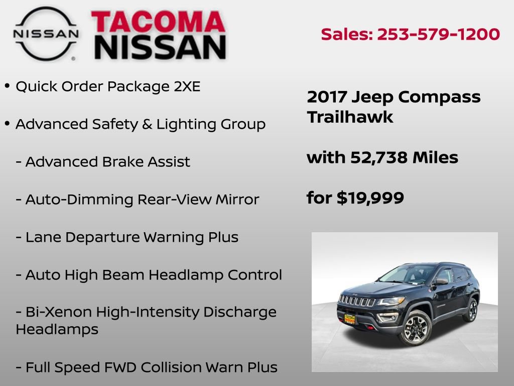 Used 2017 Jeep Compass Trailhawk w/ Leather Interior Group AWD/4WD image 6