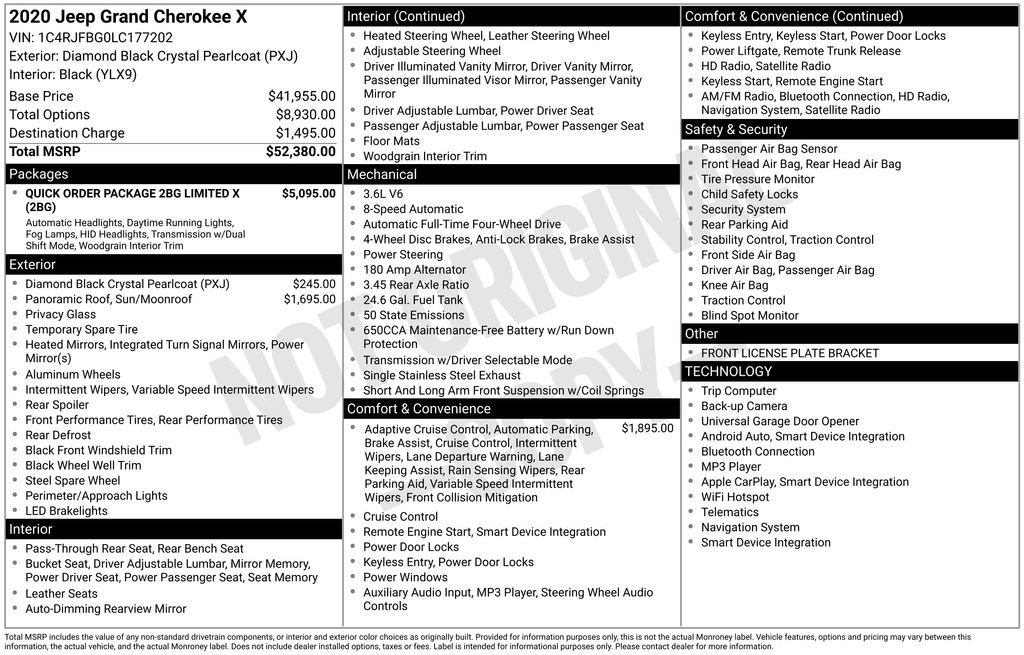 Used 2020 Jeep Grand Cherokee Limited X image 11