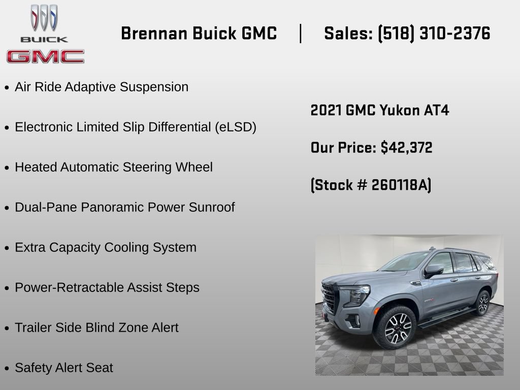 Certified 2021 GMC Yukon AT4 w/ AT4 Premium Plus Package AWD/4WD image 24