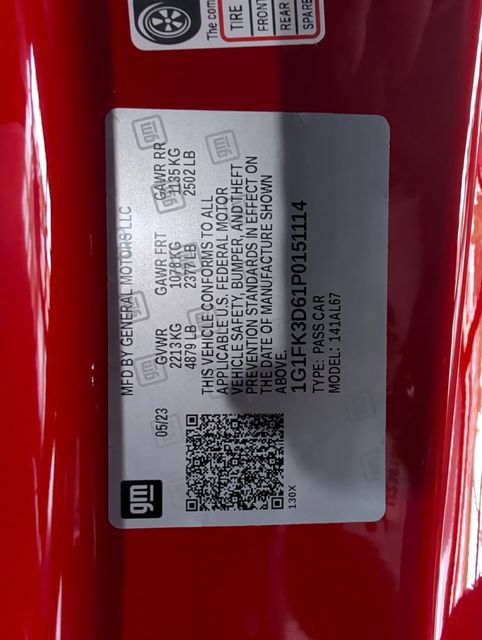 Used 2023 Chevrolet Camaro ZL1 RWD image 29