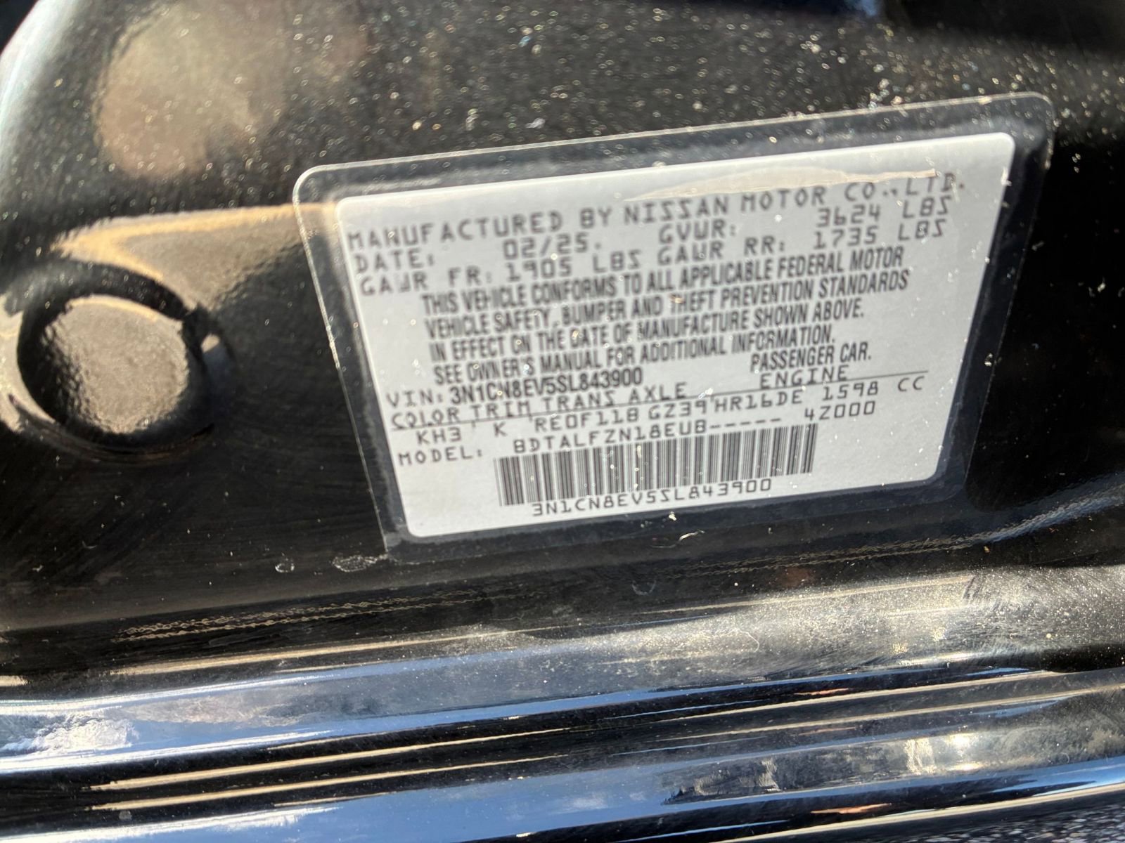 Used 2025 Nissan Versa SV image 30