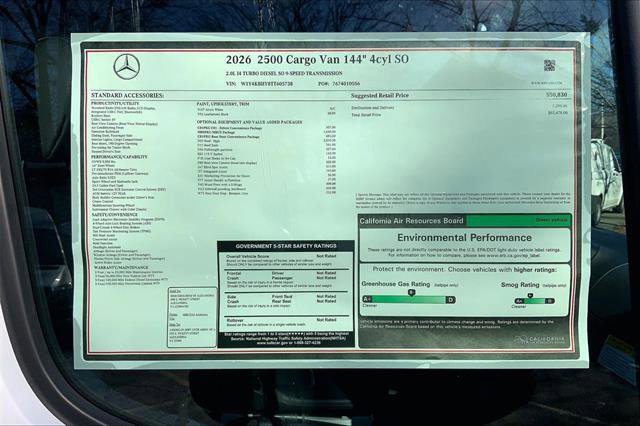 New 2026 Mercedes-Benz Sprinter 144 Cargo image 17