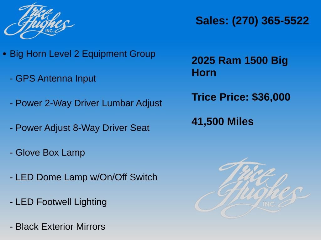 Used 2025 RAM 1500 Big Horn AWD/4WD image 20
