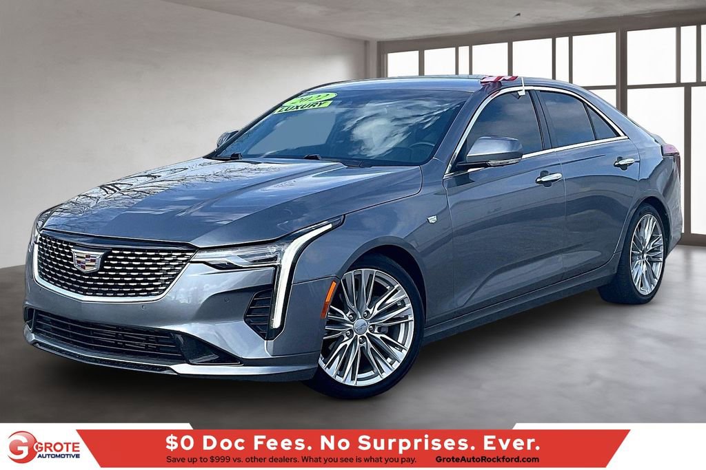 Used 2022 Cadillac CT4 Premium Luxury w/ Climate Package RWD image 1