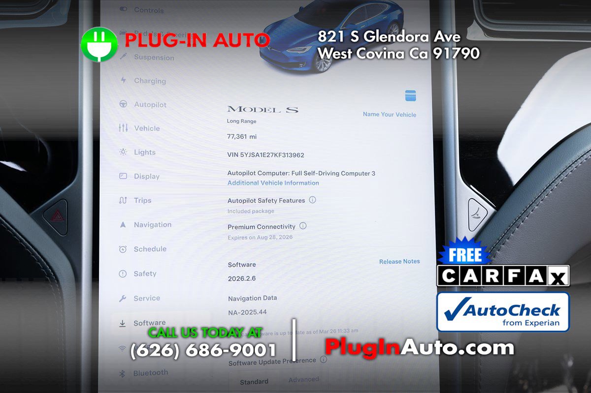 Used 2019 Tesla Model S Long Range AWD/4WD image 2