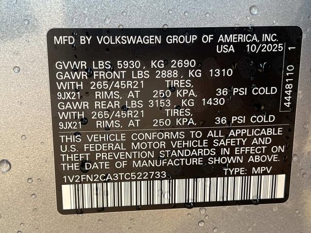 New 2026 Volkswagen Atlas SEL Premium R-Line image 26