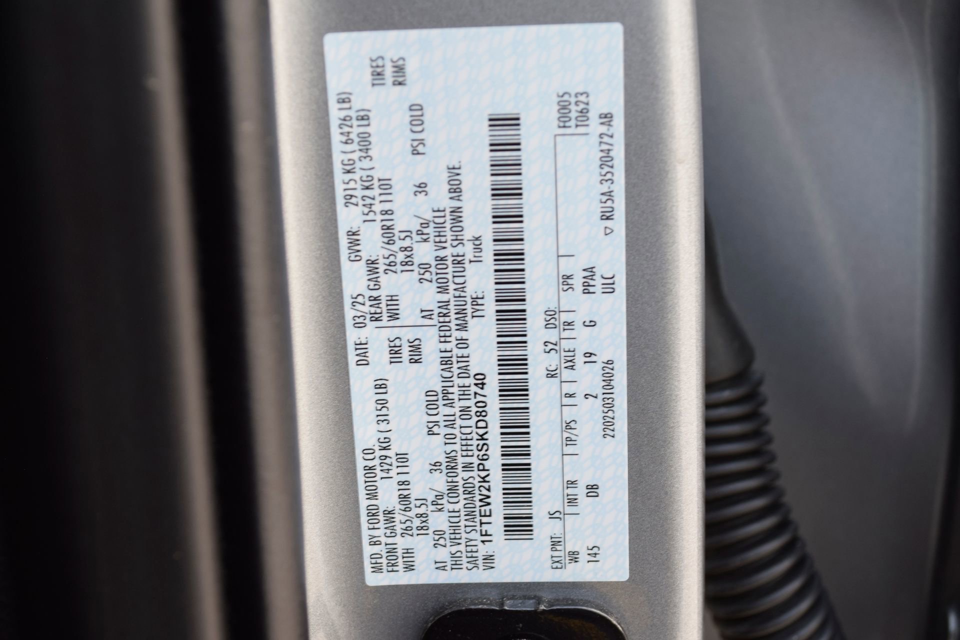 Used 2025 Ford F150 STX RWD image 26