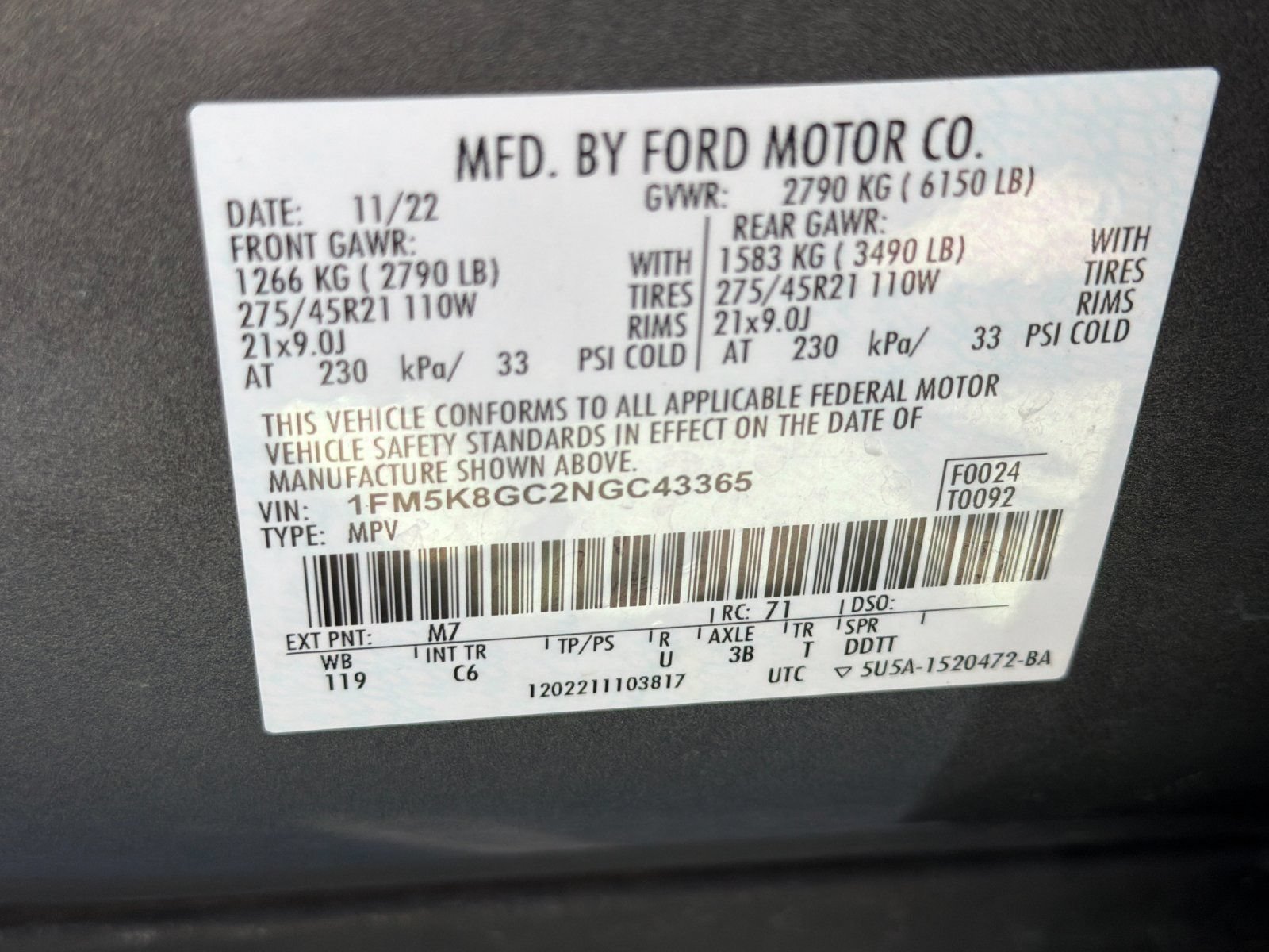 Used 2022 Ford Explorer ST w/ Equipment Group 401A AWD/4WD image 46