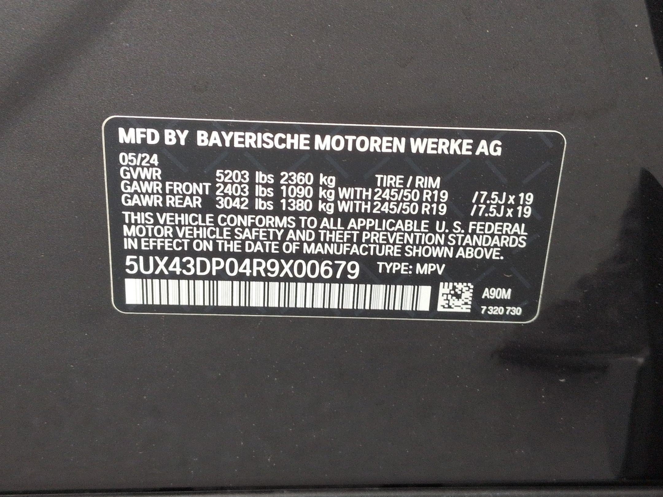 Certified 2024 BMW X3 sDrive30i w/ Convenience Package RWD image 35