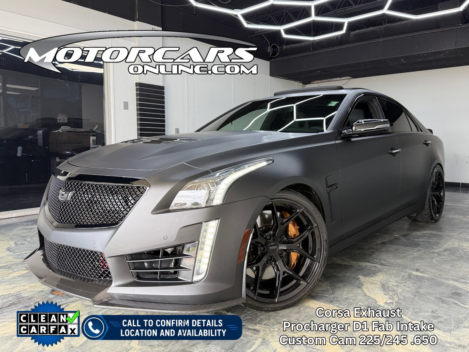 Used 2017 Cadillac CTS V w/ Carbon Fiber Package RWD 360° Tour