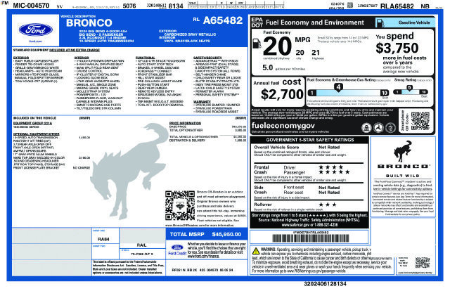 Used 2024 Ford Bronco Big Bend AWD/4WD image 36