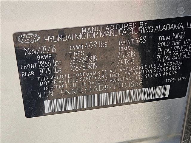 Used 2019 Hyundai Santa Fe SEL FWD image 29