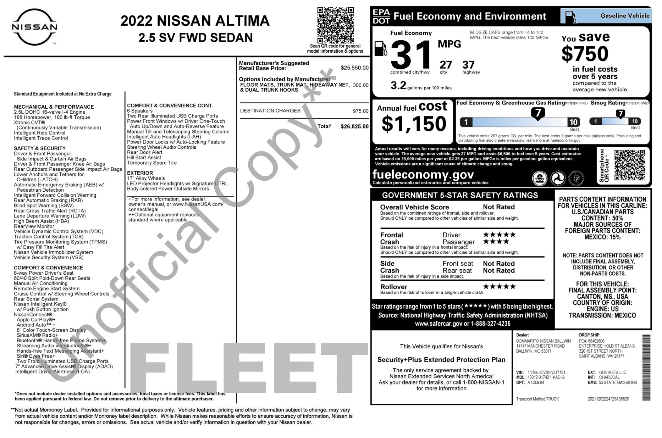 Used 2022 Nissan Altima 2.5 SV image 3