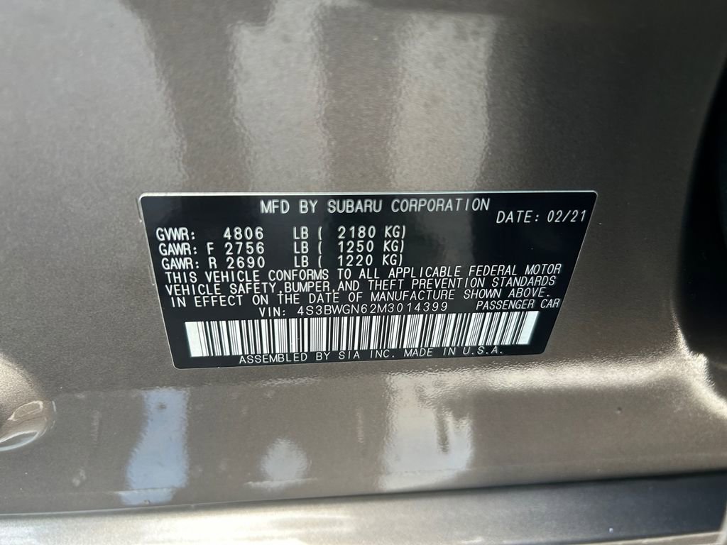 Used 2021 Subaru Legacy Limited XT w/ Popular Package #3 AWD/4WD image 34