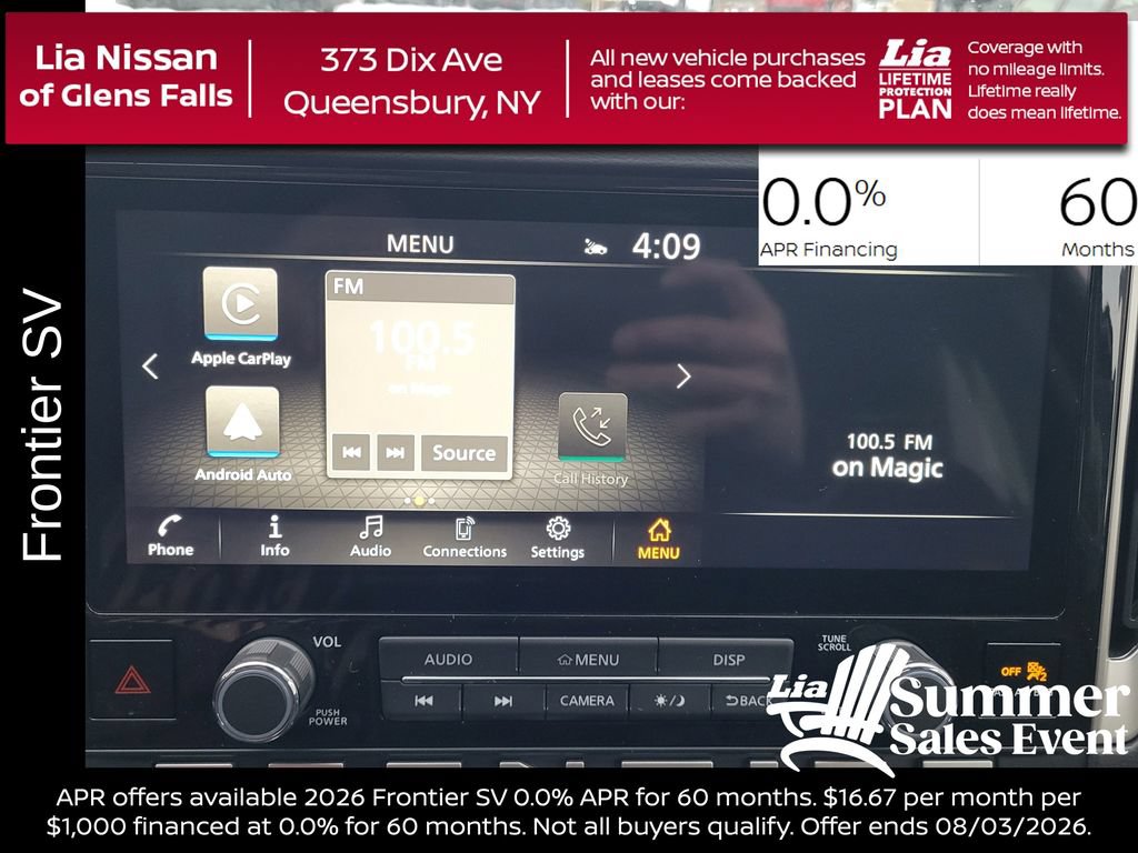 New 2026 Nissan Frontier SV w/ SV Convenience Package AWD/4WD image 19