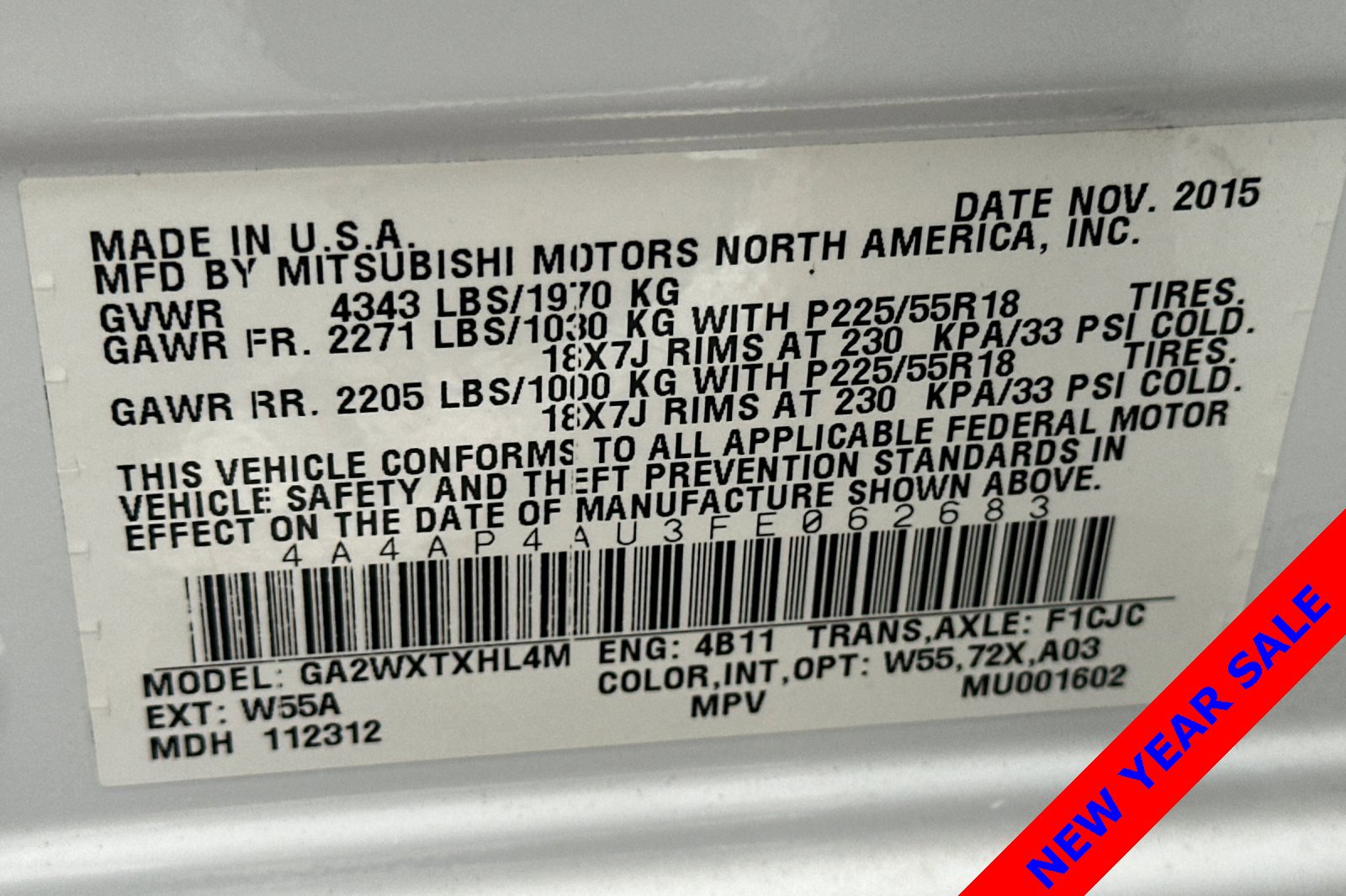 Used 2015 Mitsubishi Outlander Sport SE image 29